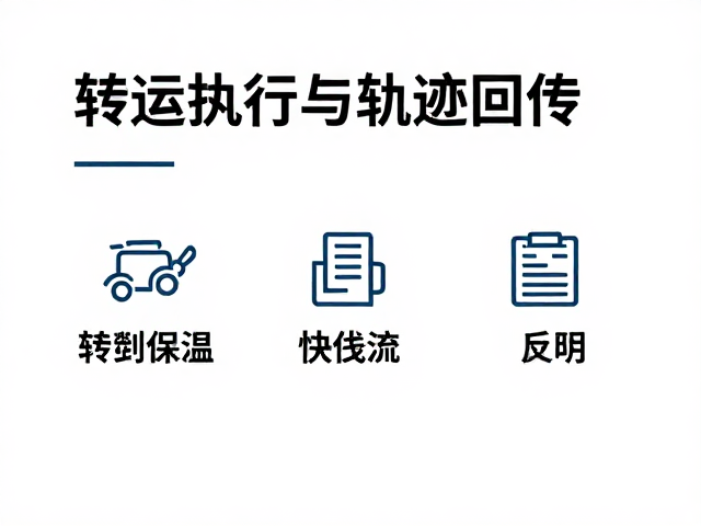 转运执行与轨迹回传,保持体温的关键策略