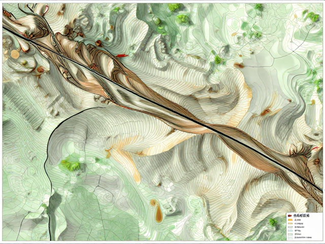 断层识别与地质构造的地图映射