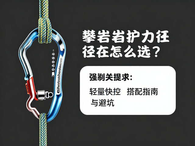 攀岩保护器绳径怎么选?轻量快挂搭配指南与避坑