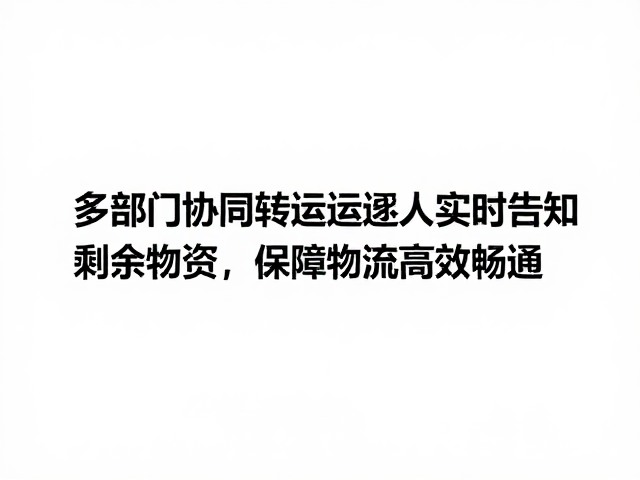 实时告知剩余物资的技术实现路径