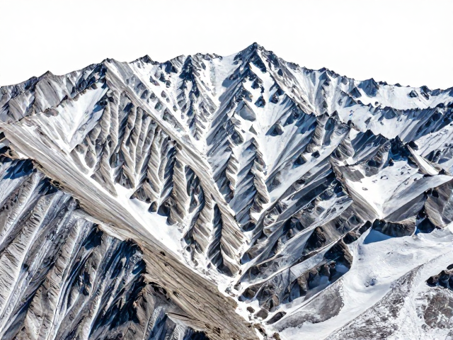 板块运动成山,揭秘雪线地貌下的地质褶皱奇观