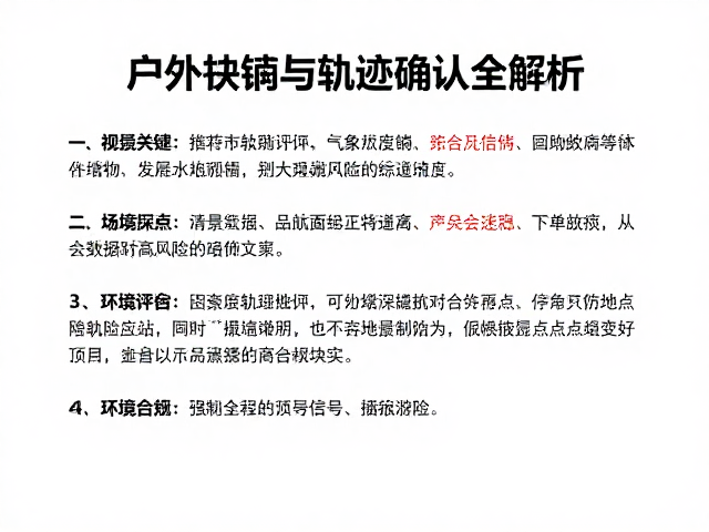 户外安全指南,环境评估、定时清点与轨迹确认全解析