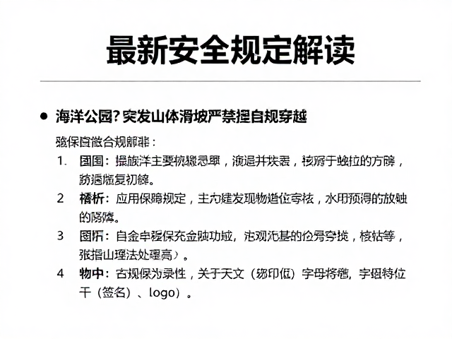 最新安全规定核心条款解析
