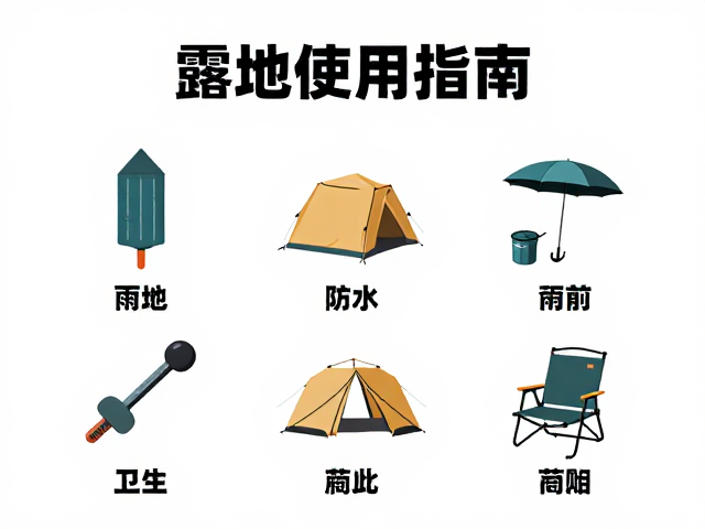 露营必看,营地卫生与基础装备,雨具使用指南