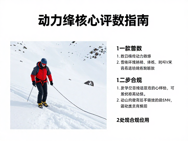 雪线行走动力绳选购与雪崩风险评估指南