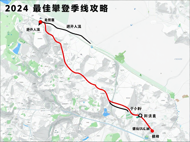 2024最佳攀登季攻略,地图数据测算路线长度,避开人流