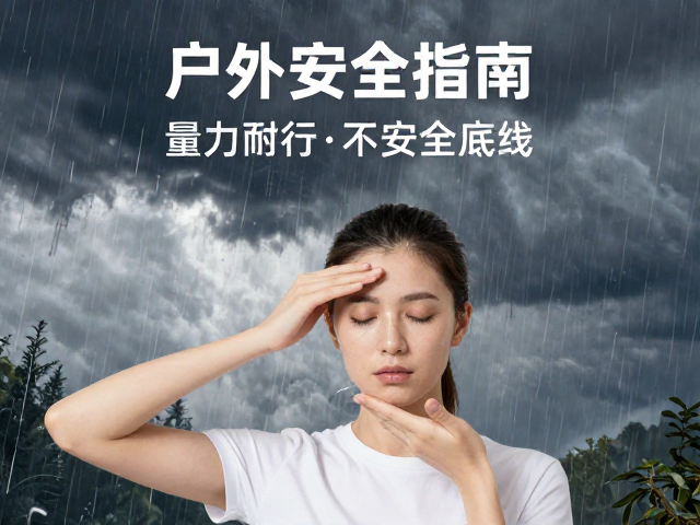 户外安全指南,身体评估、避开雷雨与不单独行动