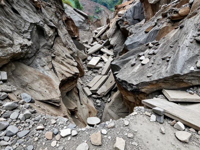 沟谷底部地形的隐蔽风险