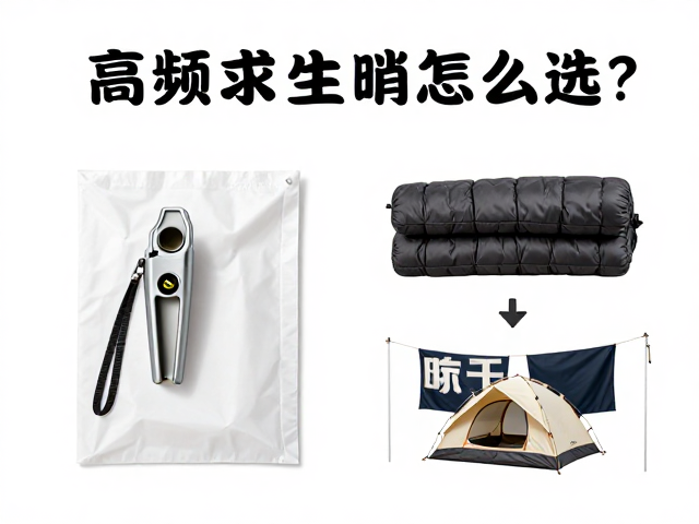 户外露营指南,高频求生哨怎么选?信封睡袋与帐篷晾干收纳技巧