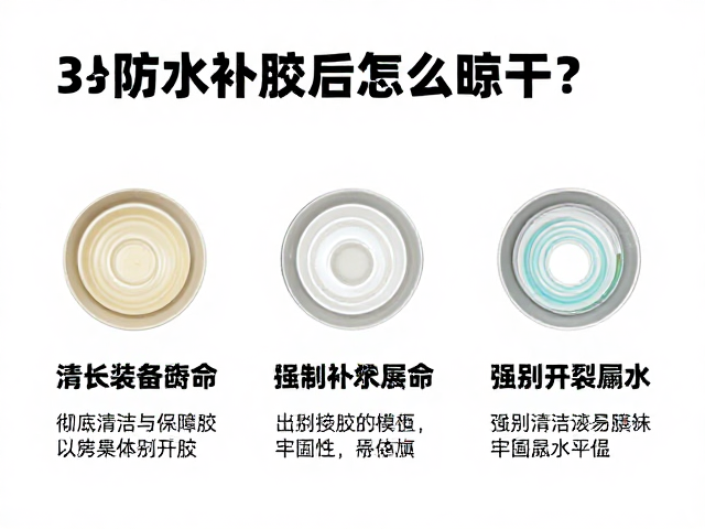 防水补胶后怎么晾干？3步延长装备寿命，告别开裂漏水