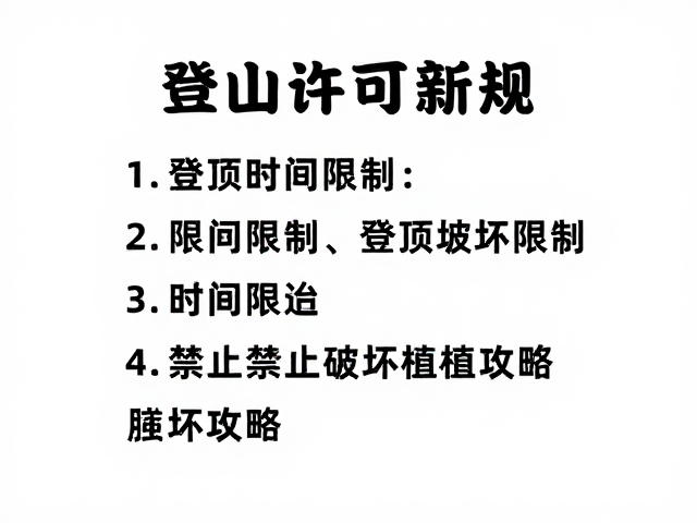合规登山与生态保护的协同策略