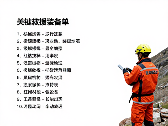 关键救援设备清单与功能配置