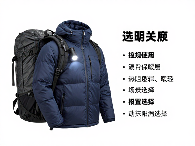 羽绒服,冲顶包,手电筒,冬季户外徒步必备装备清单与选购指南