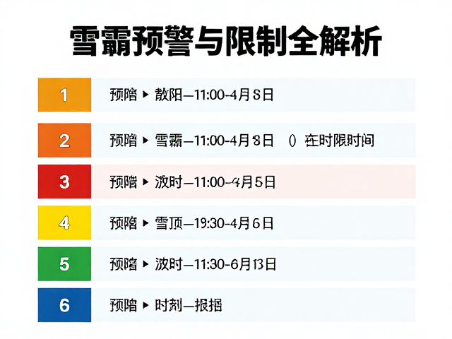 雪崩预警机制的科学分级与执行标准