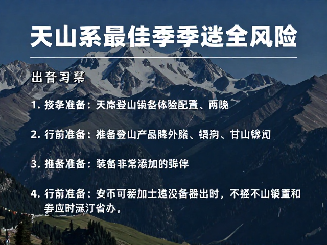 行前准备与装备配置要点