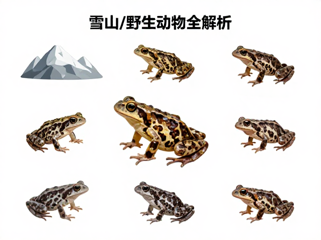 典型高山两栖物种形态与习性解析