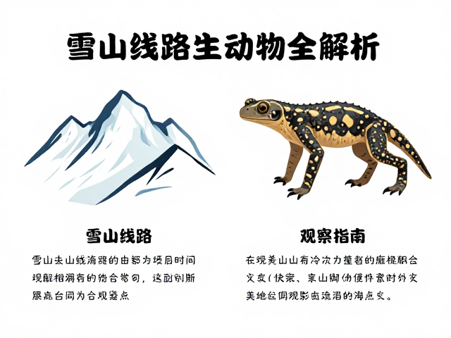 雪山线路常见目击点与观察指南