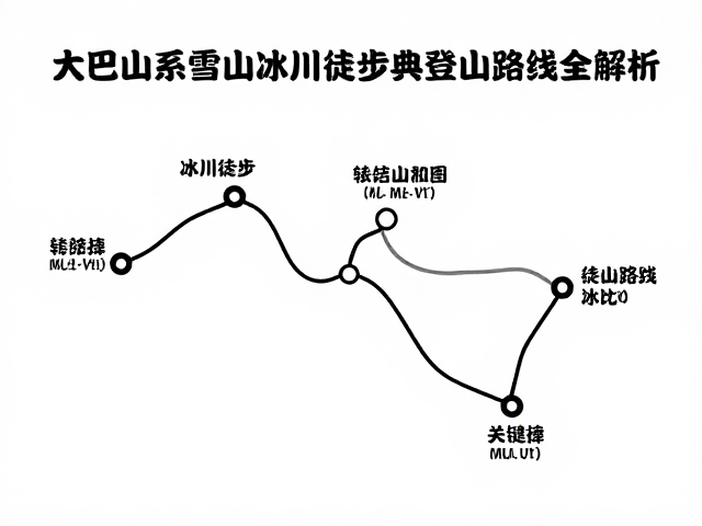 核心徒步路线解析与关键节点