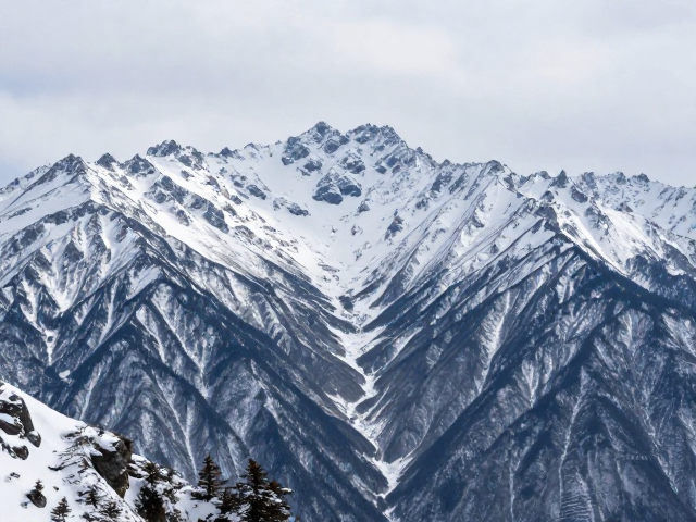 高海拔雪景与垂直气候特征