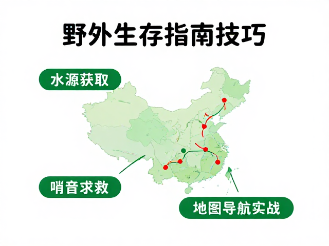 野外生存指南,水源获取、哨音求救与地图导航实战技巧