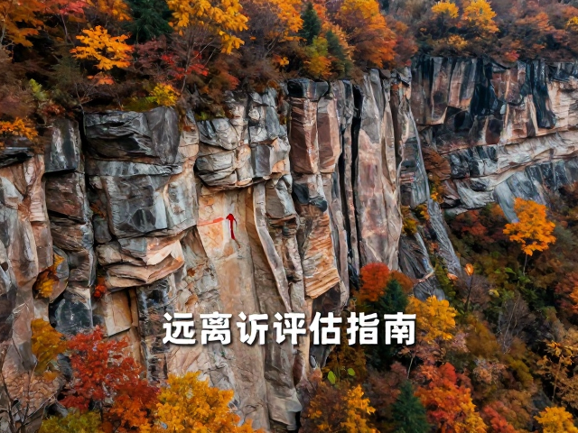 秋季防昼夜温差,户外环境评估指南,远离危险崖壁