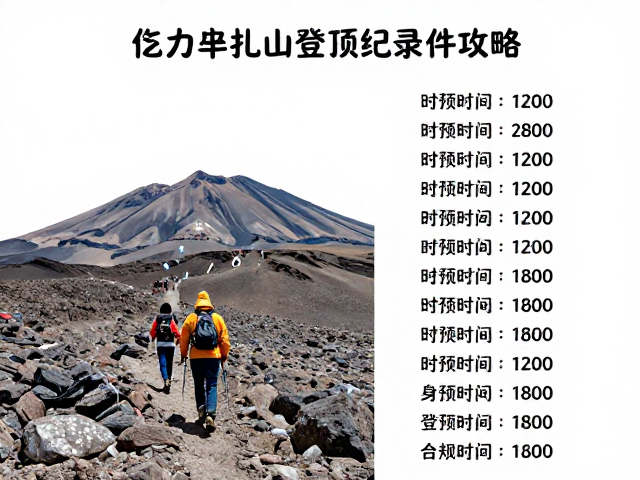 主流路线登顶时间与效率对比