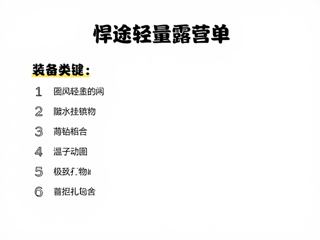睡眠系统与庇护装备的极致取舍