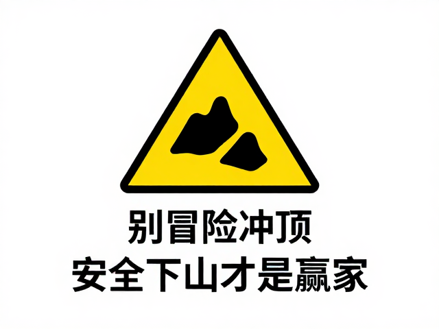 安全下山的策略与执行