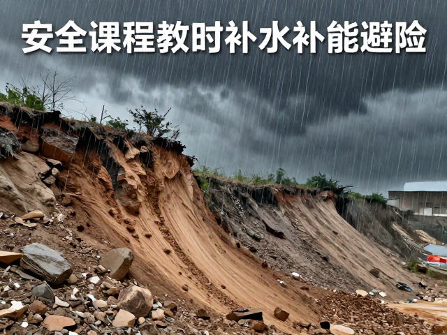 降雨引发滑坡风险,安全课程教你及时补水补能避险