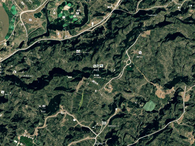 秦岭系卫星影像图揭示通信盲区,深山信号覆盖难题与解决方案