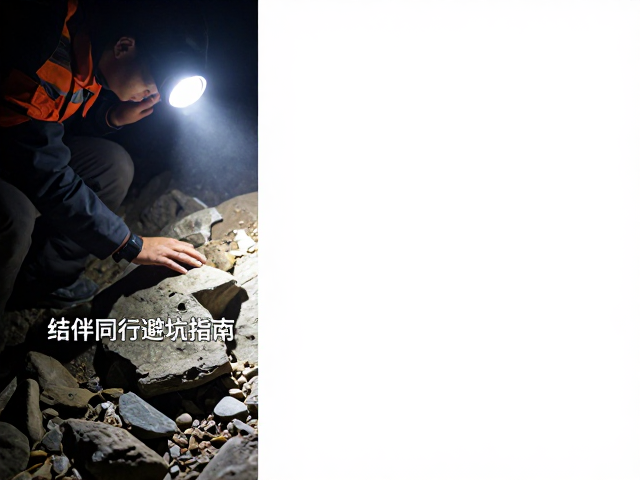 头灯断电怎么办?结伴同行避坑指南,小心岩石刮擦伤