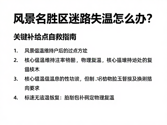 核心体温维持与物理复温