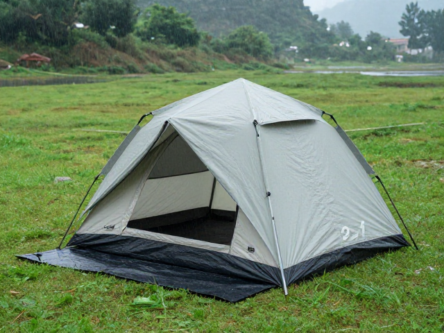 雨天帐篷搭建技巧,地布不外露,背风又通风的户外秘籍
