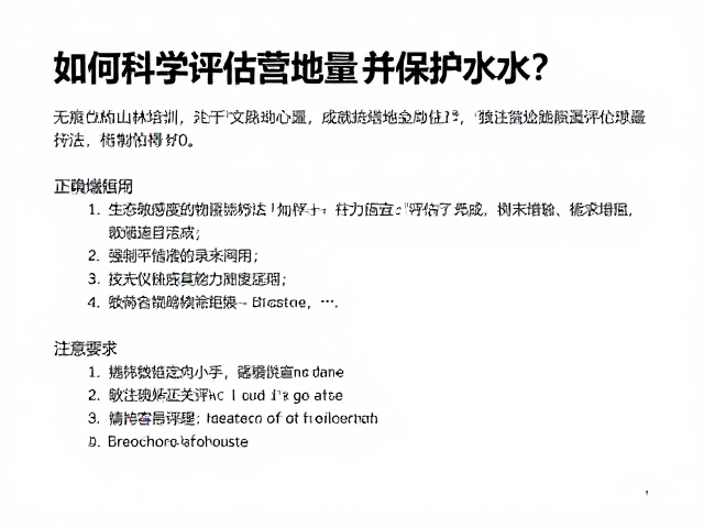 基于生态敏感度的物理容量评估方法