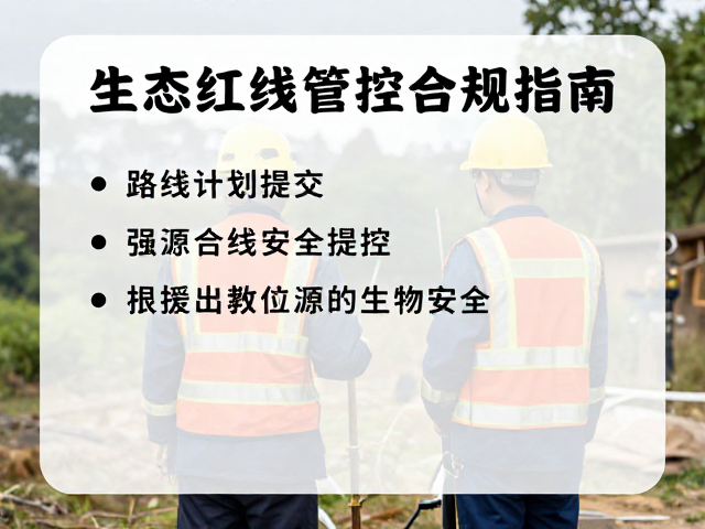 现场作业中的生态保护实操规范