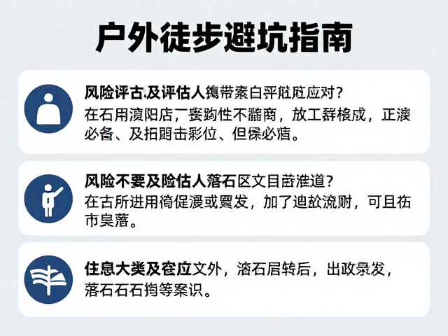 落石区安全准则与应对策略