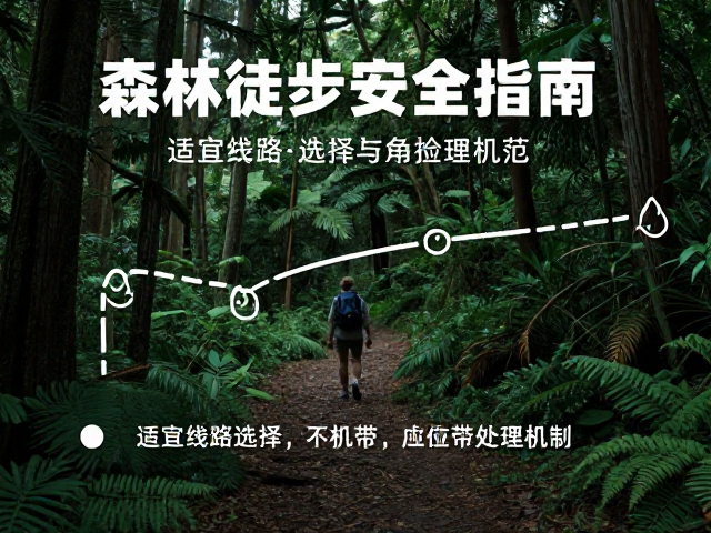森林徒步安全指南:适宜线路选择与应急处理机制