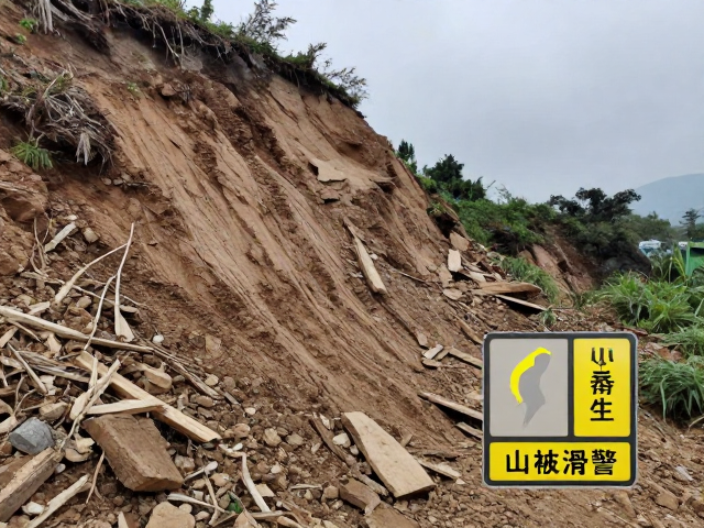 山体滑坡预警,夏季暴雨如何安全绕行松散坡体