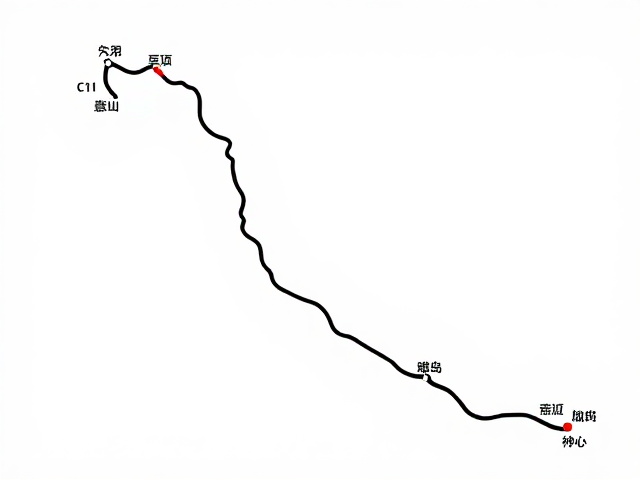 峨眉山登顶路线轨迹图分享,附完整登山记录与攻略