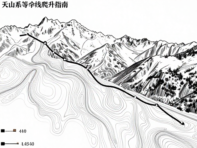 天山系等高线爬升指南,海拔变化与徒步路线解析
