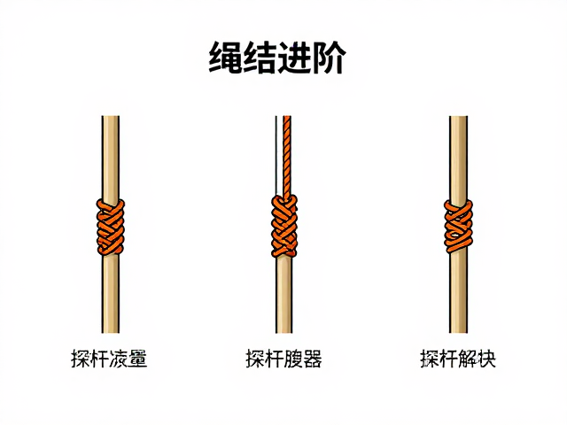 绳结学习进阶，探杆适配场景与技巧详解