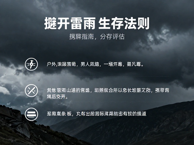 户外探险指南,个人评估、避开雷雨与携带指南针的生存法则