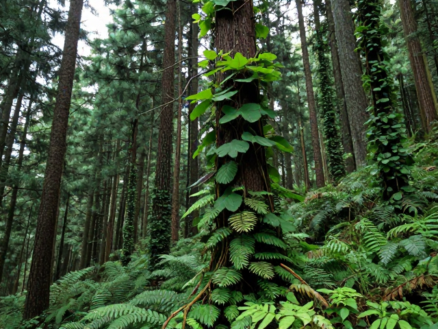 藤本植物的生态功能与群落关系
