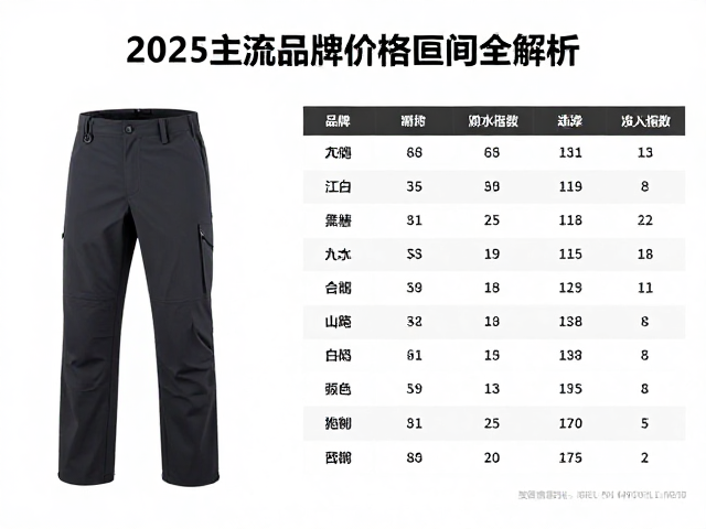 登山裤防水指数多少好?2025主流品牌价格区间全解析