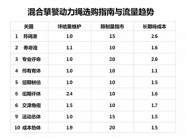 绳索维护、寿命评估与长期持有成本