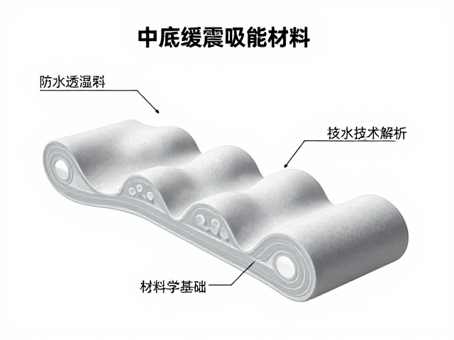 中底缓震吸能材料，防水透湿技术解析与材料学基础