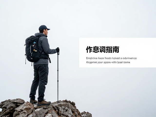 作息调整:构建符合登山节奏的生物钟