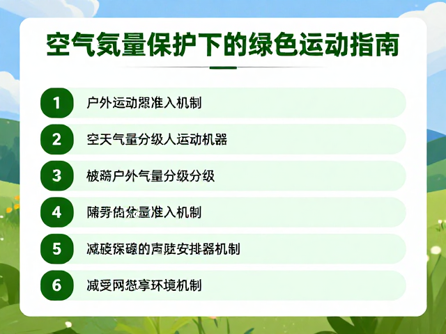 基于空气质量分级的户外运动准入机制