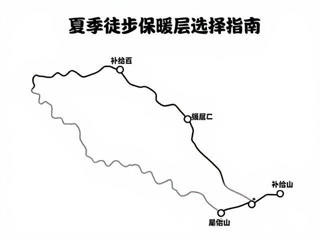 夏季徒步路线推荐,食物补给点与保暖层选择指南