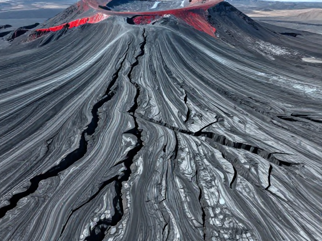 穿越地质奇观,探秘火山路线下的冰川地貌与构造奥秘